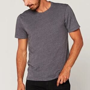 AGAVE DENIM T-shirt Small Aviation Slub Tee Gray Coastal California Loungewear